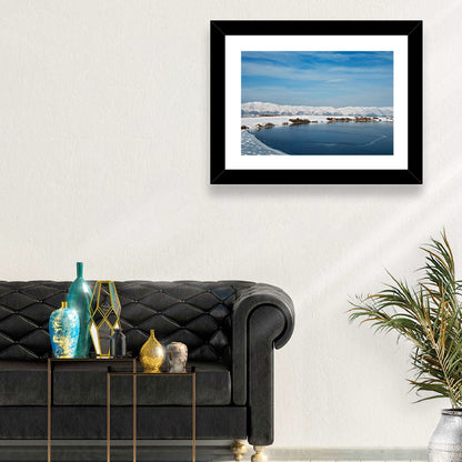 Lake Sevan Winter Landscape Wall Art