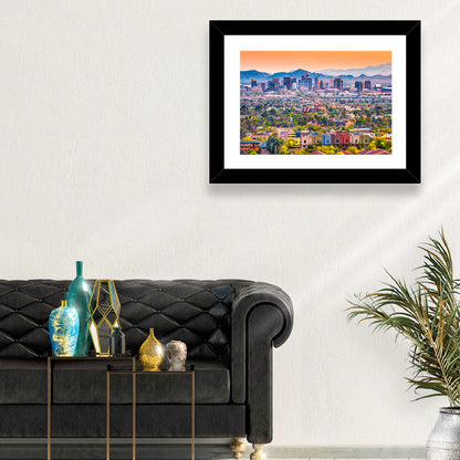 Phoenix Golden Hour Cityscape Wall Art