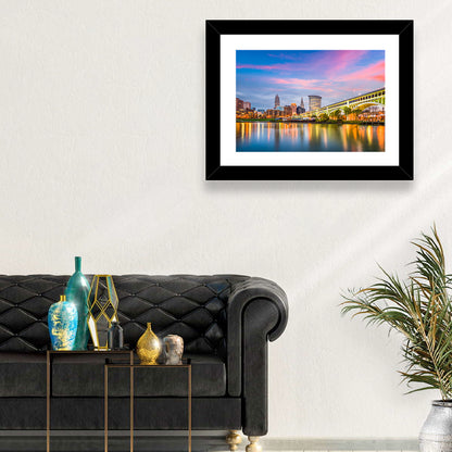 Cleveland Skyline at Dusk Wall Art
