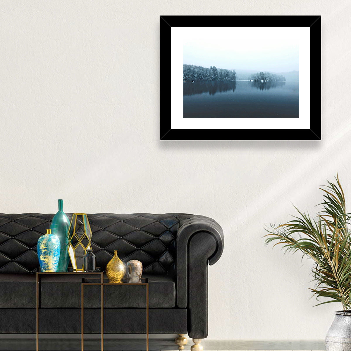 Burr Pond Winter Reflection Wall Art