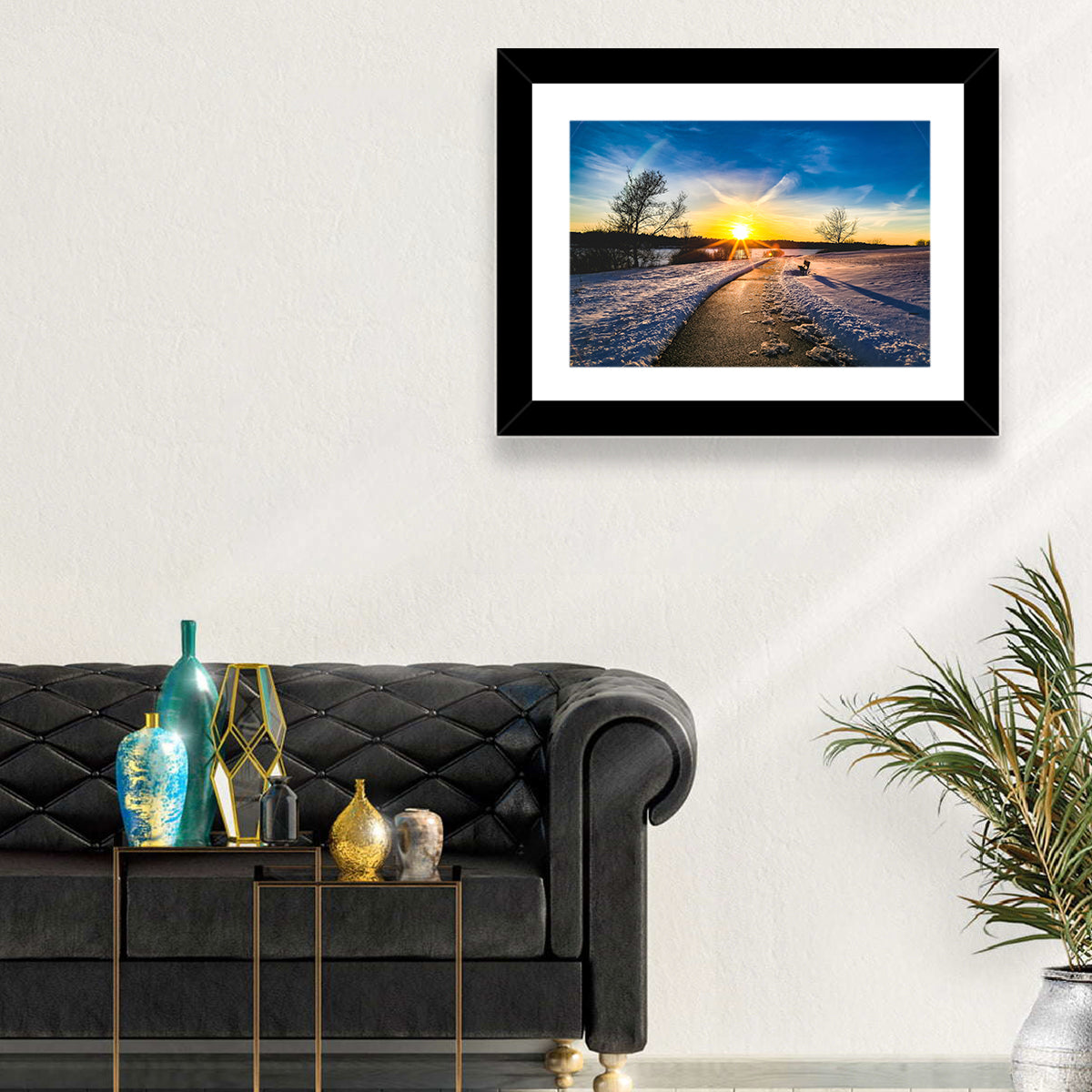 Lake Zorinsky Winter Sunrise Wall Art