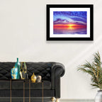 Bay Beach Sunset Wall Art