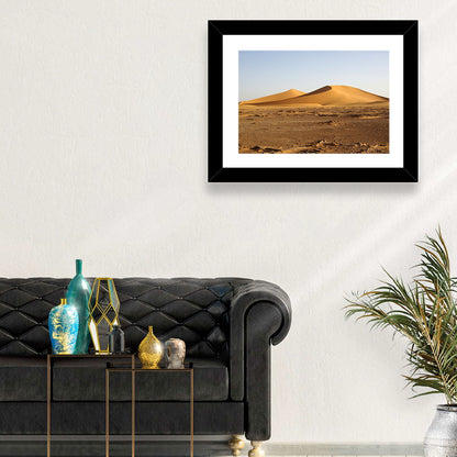 Golden Hour Desert Dunes Wall Art