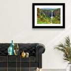 Maletsunyane Falls with Torch Lilies Wall Art