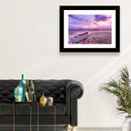 Boat at Lake Malawi Sunset Wall Art