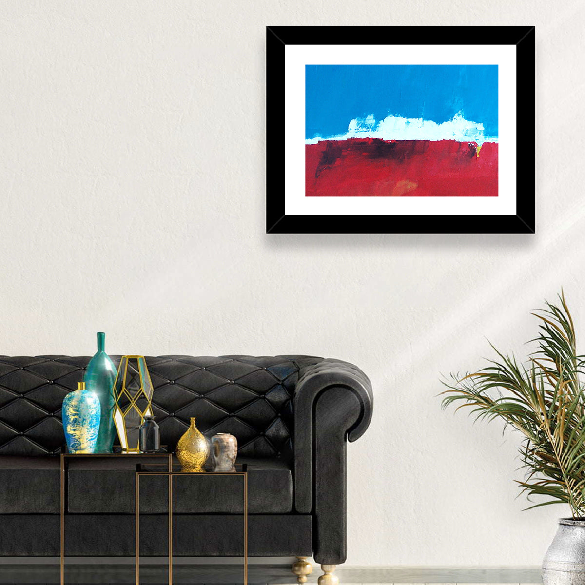 Ocean Horizon Abstract Wall Art