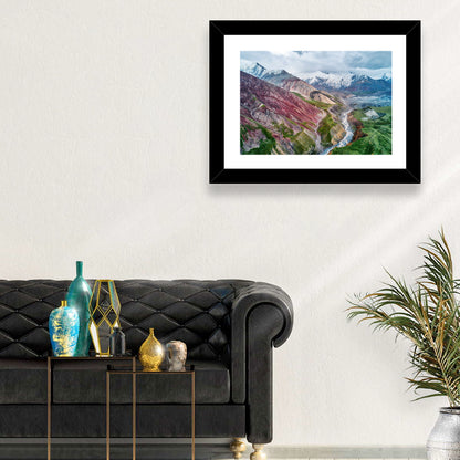 Mount Lenin Glacial Valley Wall Art