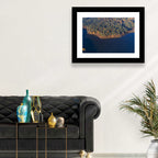 Lake Dolysets Aerial View Wall Art