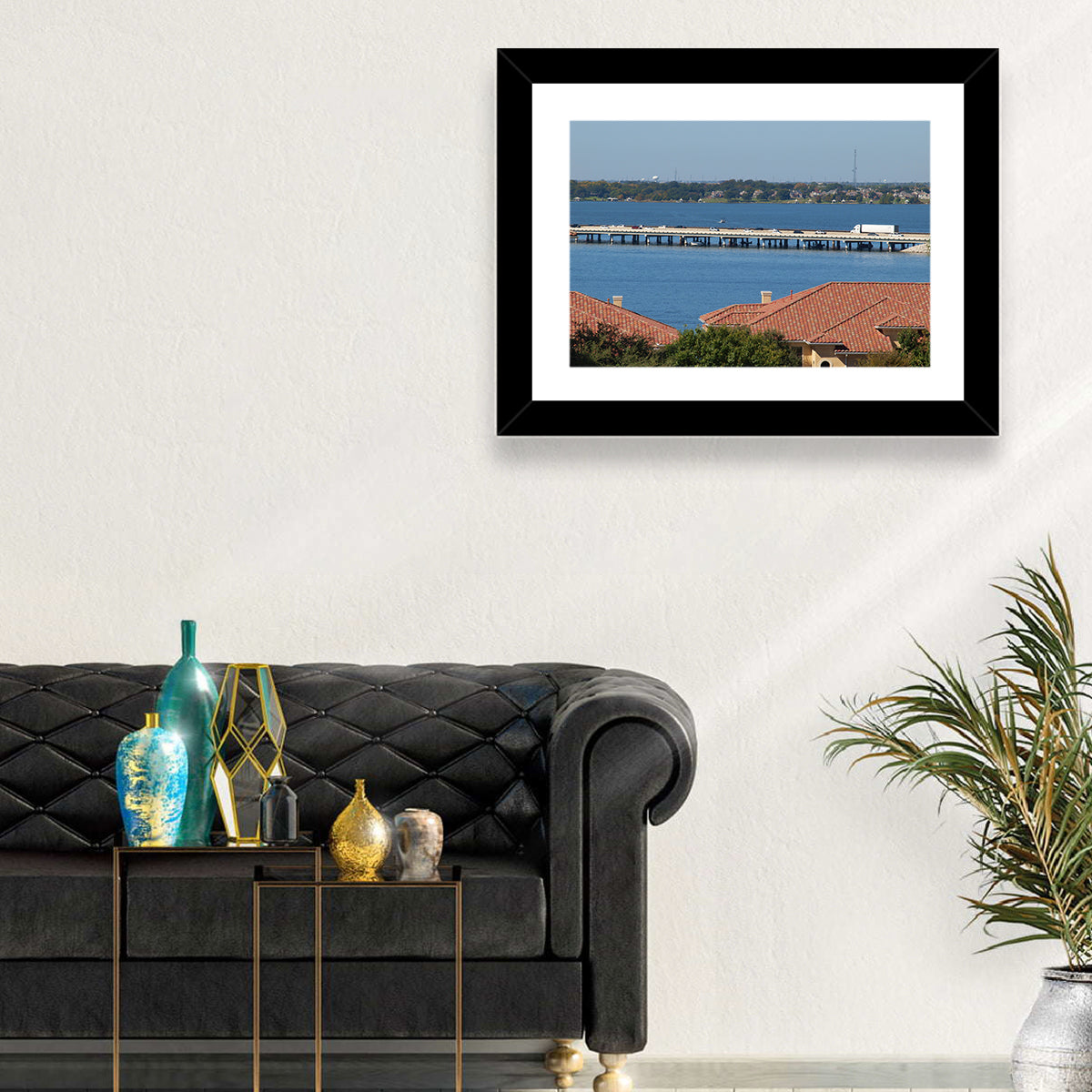 Lake Ray Hubbard Bridge View Wall Art