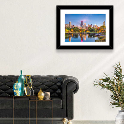 Chicago Skyline at Twilight Wall Art