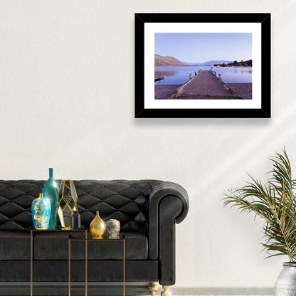 Wanaka Pier at Twilight Wall Art