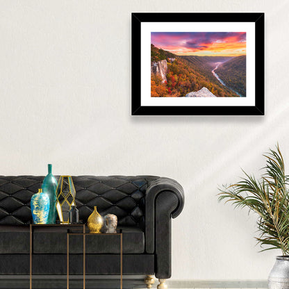 New River Gorge Sunset Wall Art