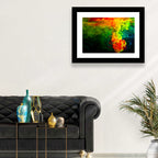 Dynamic Ink Plumes Abstract Wall Art