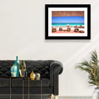 Beach Resort Balcony View Wall Art
