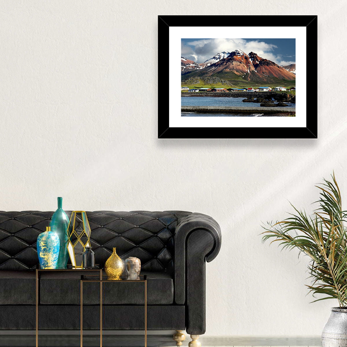 East Fjords Harbor Village Wall Art