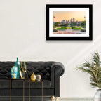 Des Moines Golden Hour Skyline Wall Art
