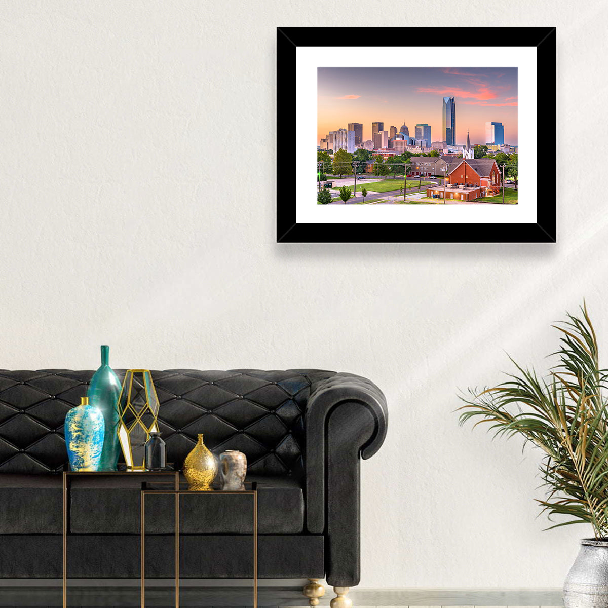 Oklahoma City Golden Hour Skyline Wall Art
