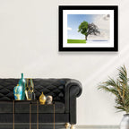 Summer to Winter Split Tree Wall Art