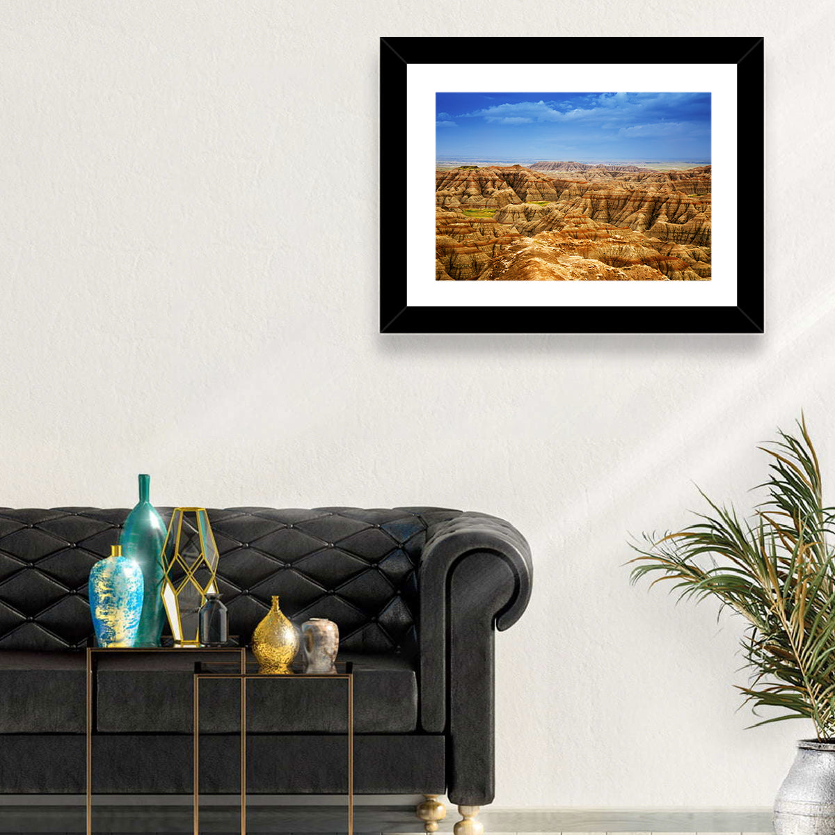 Badlands National Park Ii Wall Art in a room, landscape
