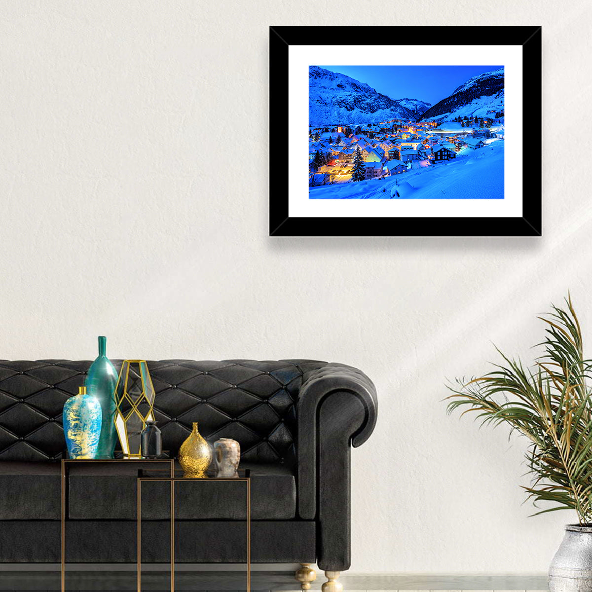 Andermatt Winter Village Wall Art