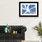 Birds-eye Ski Resort Landscape Wall Art