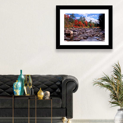 New Hampshire Autumn Stream Wall Art
