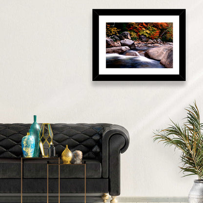 New Hampshire Autumn Stream Wall Art
