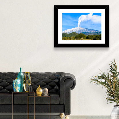 Mount Etna Eruption Wall Art