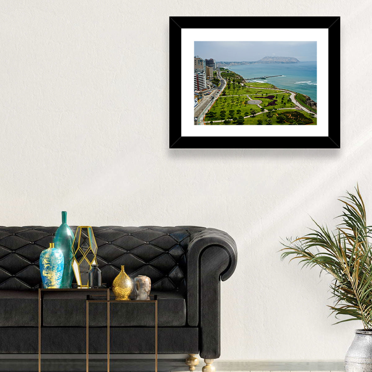 Miraflores Park Overlook, Lima Wall Art in a room, landscape