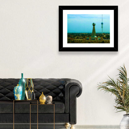 Baghdad Clock Tower Cityscape Wall Art