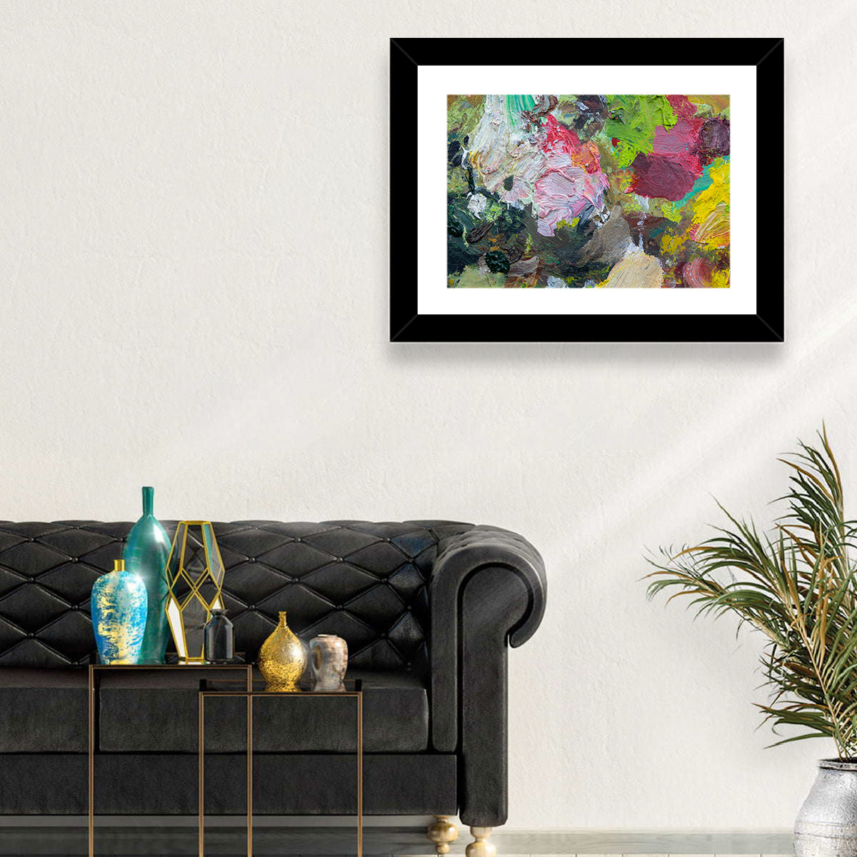 Hand Drawn Abstract Palette Wall Art