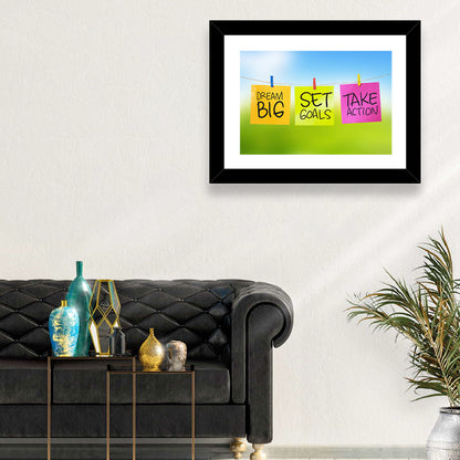 Dream Big Sticky Note Trio Wall Art