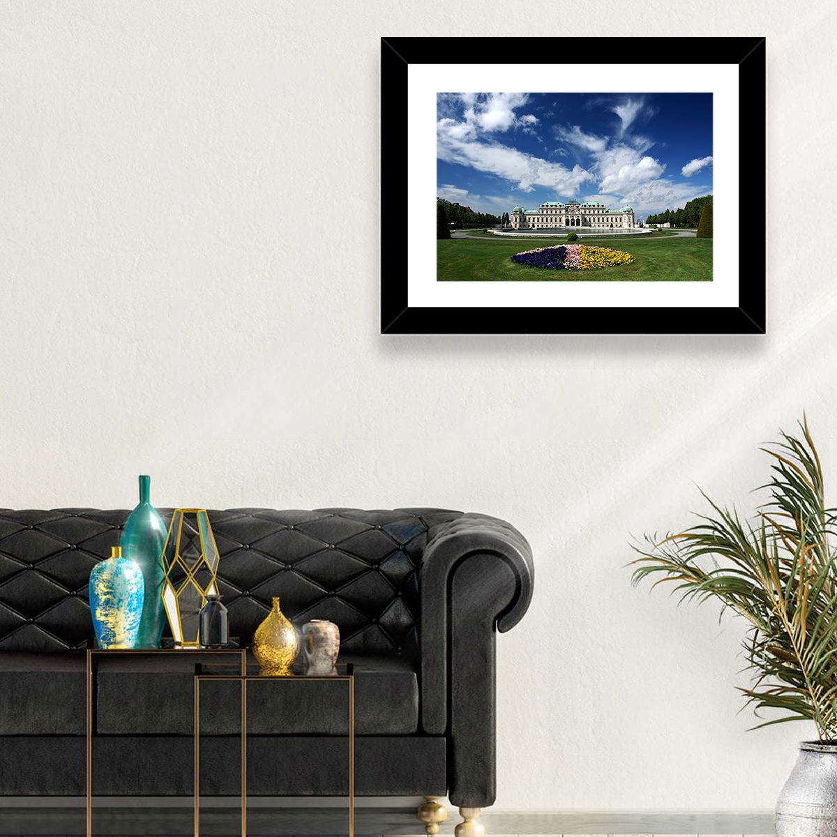 Upper Belvedere Palace Vienna Wall Art in a room, landscape
