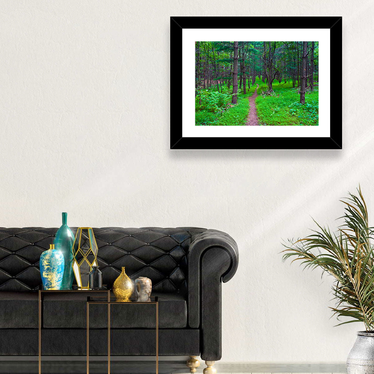 Lush Virginia Forest Trail Wall Art