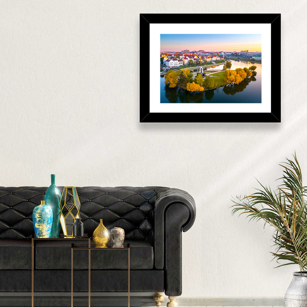 Minsk Island of Tears Golden Dusk Wall Art