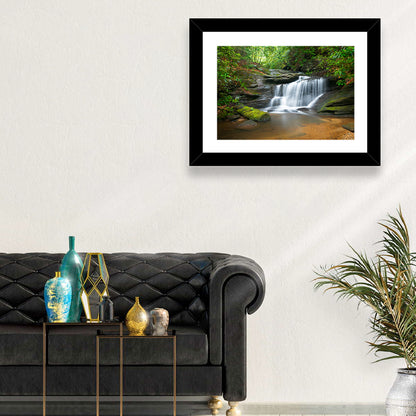 Blue Ridge Mossy Waterfall Wall Art