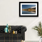 Uvas Reservoir Morning Reflection Wall Art