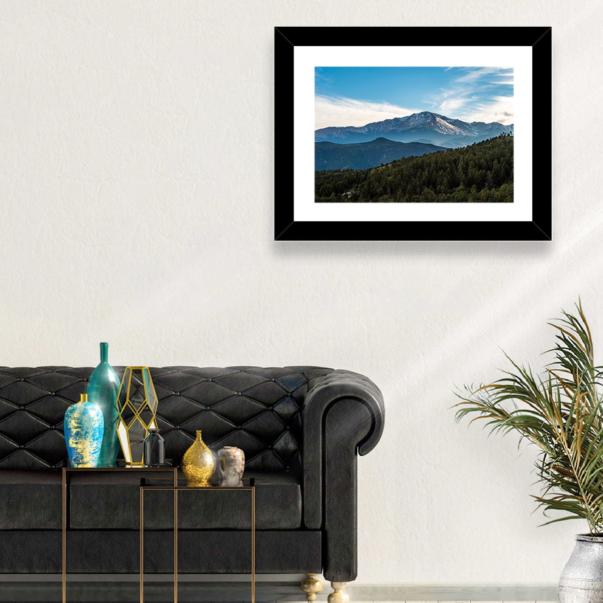 Pikes Peak Mountain Landscape Wall Art