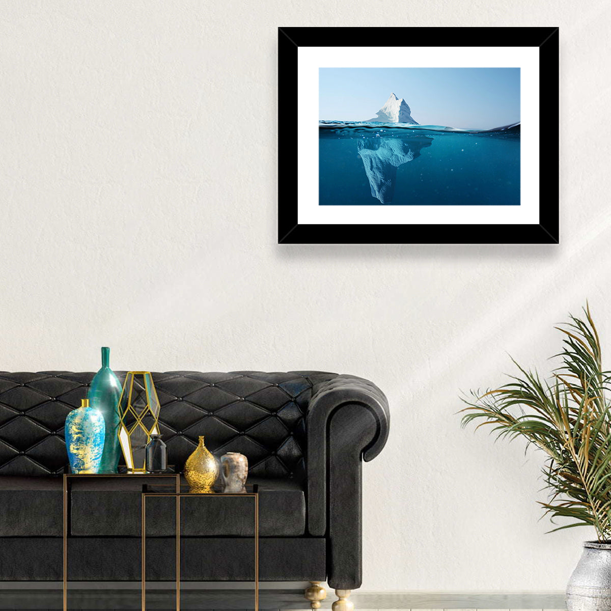 Split-level Iceberg Wall Art