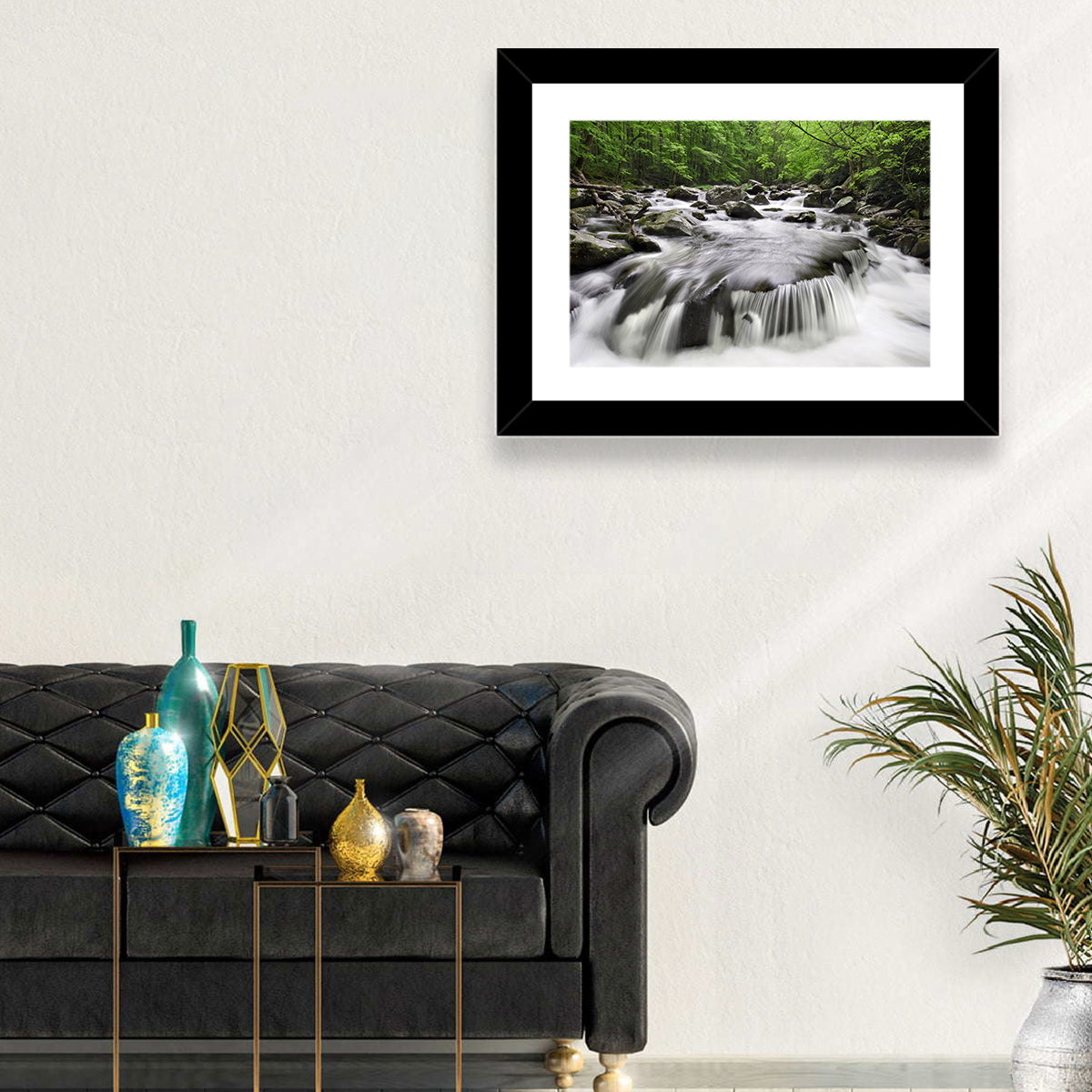 Smoky Mountains Cascading Stream Wall Art