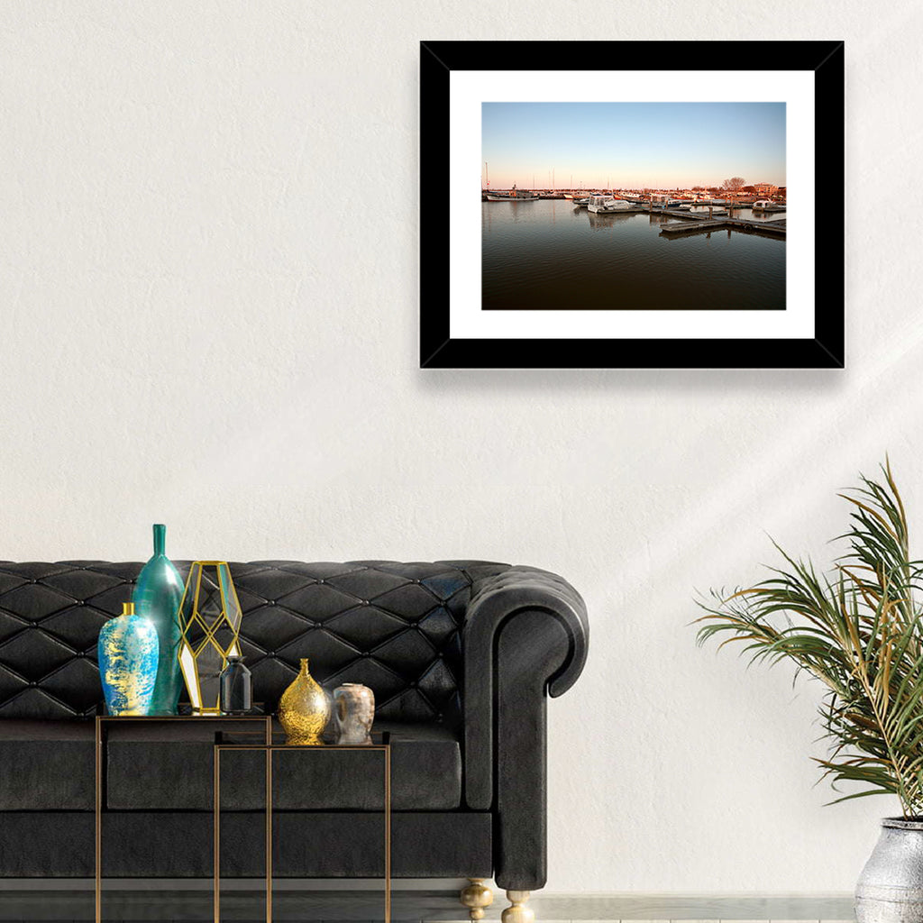 Gimli Marina Dock, Lake Winnipeg Wall Art