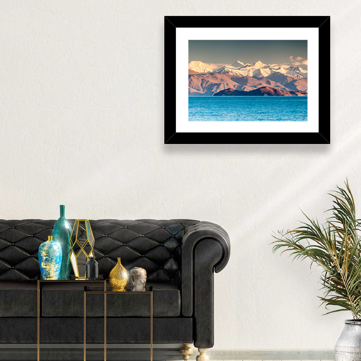 Karakul Lake at Golden Hour Wall Art
