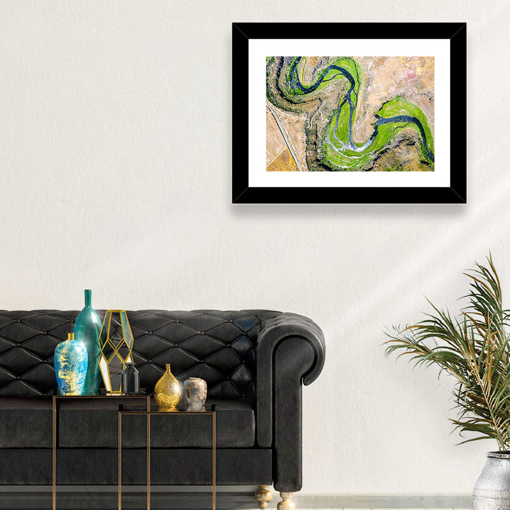 Kasagh River Valley Aerial Wall Art