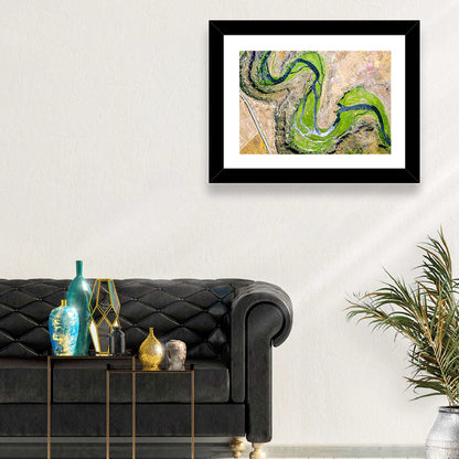 Kasagh River Valley Aerial Wall Art
