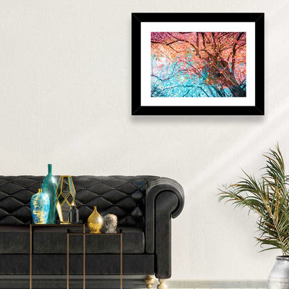 Autumn Canopy Abstract Wall Art