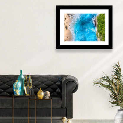 Aerial Sea Beach Wall Art