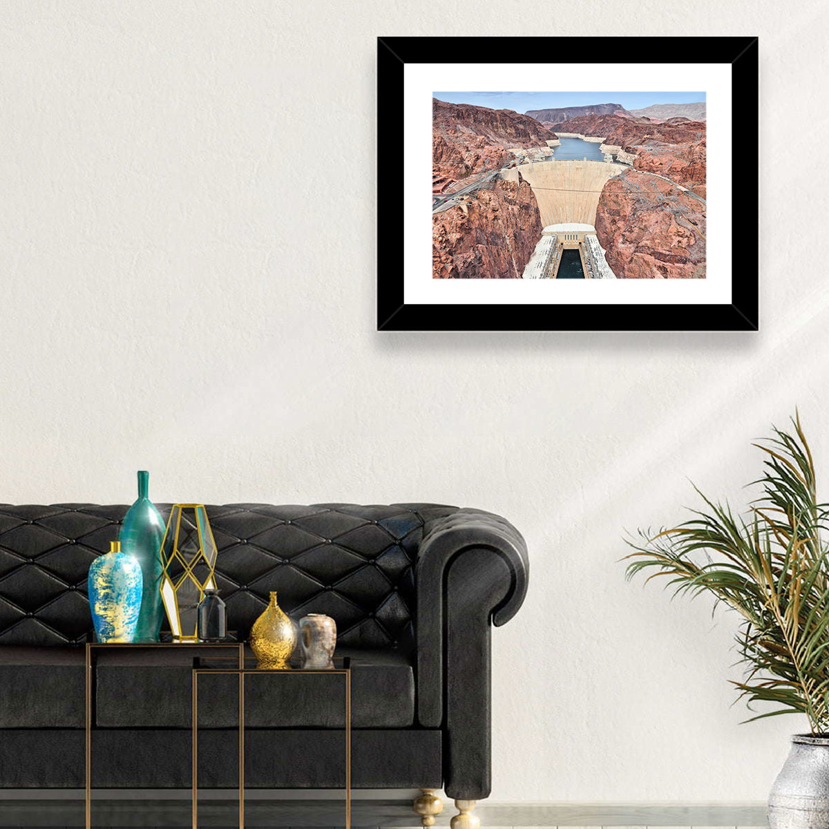 Hoover Dam High-angle View Wall Art
