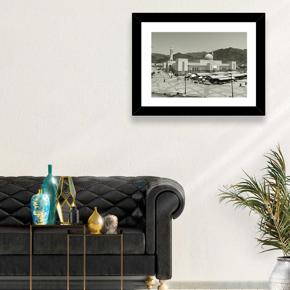 Uhud Mosque, Medina Wall Art in a room, landscape
