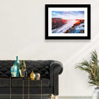Golden Hour Selfoss Falls Rainbow Wall Art