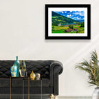 Lungern Village Panorama Wall Art